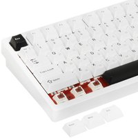 Клавиатура  проводная + беспроводная WOBKEY Rainy75 Pro цвет белый