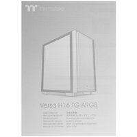 PC case Thermaltake Versa H16 TG ARGB Snow [CA-1Y8-00S6WN-01] white