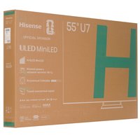55" (139 см) Телевизор Hisense 55U7S серый