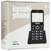 Сотовый телефон KENSHI Senior 232 синий/черный