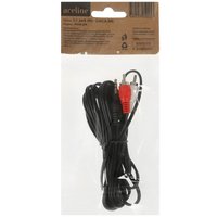 Cable   Aceline jack 3.5 mm - 2RCA black