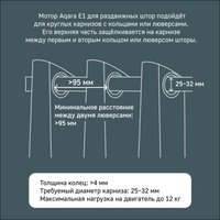 Умный мотор Aqara Curtain Driver E1
