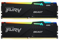 Оперативная память Kingston FURY Beast Black AMD RGB [KF560C36BBEAK2-64] 64 ГБ