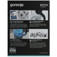 Электрочайник Gorenje K17GXG белый