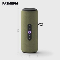 Умная портативная колонка Яндекс Станция Стрит, зеленый