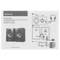 Колонки Defender Aurora S20 черный