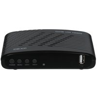 Приставка для цифрового ТВ DEXP HD 7734P черный