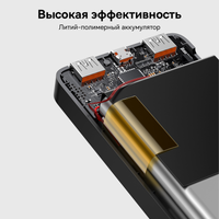 Портативный аккумулятор Baseus Bipow Digital Display 20W черный