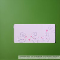 Коврик ARDOR GAMING Rabbit (XL) фиолетовый