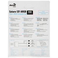 Fan Aerocool Saturn 12F ARGB 6-pin  black