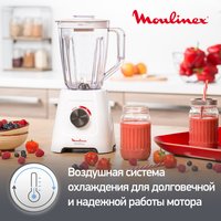 Блендер стационарный Moulinex BlendForce 2 LM420110 белый