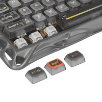 Клавиатура  проводная + беспроводная GravaStar Mercury K1 Pro Interstellar Silver цвет серебристый