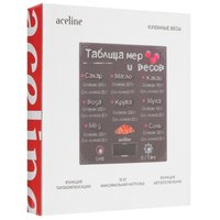 Кухонные весы Aceline GM-30 черный