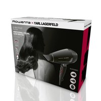 Фен Rowenta CV887LF0 черный/красный, серый