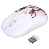 Мышь беспроводная DEXP WM-311WU Rabbits  белый