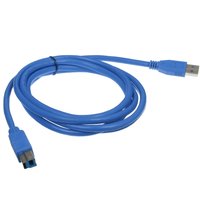 Кабель DEXP USB Type-A - USB Type-B синий 2 м
