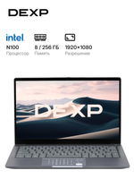14.1" Ноутбук DEXP Aquilon C14-INW601 серый