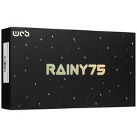 Клавиатура  проводная + беспроводная WOBKEY Rainy75 цвет серебристый