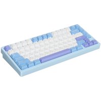Клавиатура  проводная + беспроводная WOBKEY Rainy75 цвет голубой