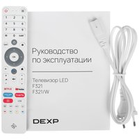 32" (81 см) Телевизор DEXP F321 белый