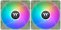 Комплект реверсных вентиляторов Thermaltake CT140 Reverse ARGB Matcha Green [CL-F201-PL14MG-A] зеленый