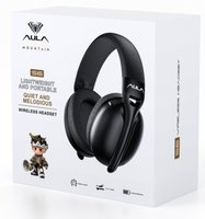 Wireless/wired headphones AULA S6 black 2024