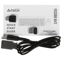 Клавиатура+мышь беспроводная   A4Tech Fstyler FG3300 Air 2 серый