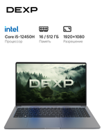 15.6" Ноутбук DEXP Mars P15-I5W300 серый