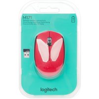 Mouse wireless Logitech M171 [910-004641] red