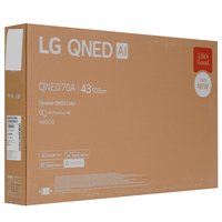 43" (108 см) Телевизор LG 43QNED70A6A черный
