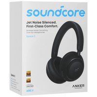 Беспроводные/проводные наушники Anker Soundcore Space Two  черный 2026