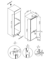 Встраиваемый холодильник Hansa BK318.3FVC