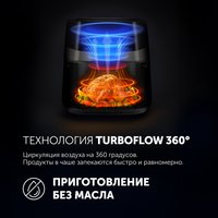 Аэрогриль Polaris PAF 8005W WIFI IQ Home черный