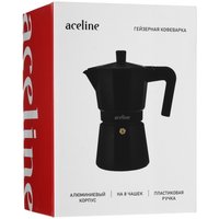 Гейзерная кофеварка Aceline ACM-4 черный