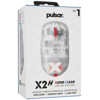 Мышь беспроводная/проводная PULSAR X2H Ultra-Light Wireless Gaming Mouse [PX2H1CL] прозрачный