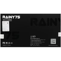 Клавиатура  проводная + беспроводная WOBKEY Rainy75 Pro цвет розовый