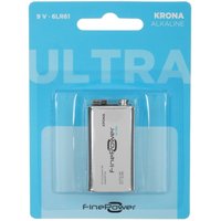 Батарейка FinePower Ultra крона (6LR61/6F22/CR-9V)