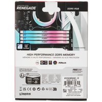 Оперативная память Kingston Fury Renegade White RGB [KF576C38RWAK2-32] 32 ГБ