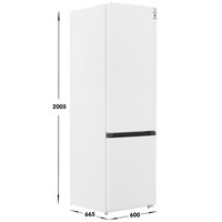 Холодильник с морозильником   Midea MDRB599MMF01 белый