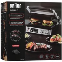 Гриль Braun MultiGrill 7 CG7040 серебристый