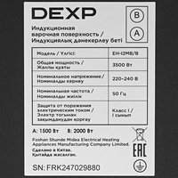 Индукционная варочная поверхность DEXP EH-I2MB/B