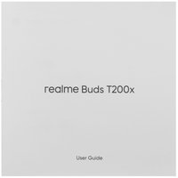 TWS headphones Realme Buds T200Х black 2025