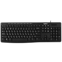 Клавиатура+мышь  проводная  Logitech MK200 черный