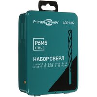 Набор сверл Finepower ADS-M19