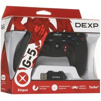 Геймпад беспроводной/проводной DEXP G-5 черный