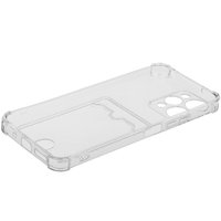 Накладка  DF Card Case для Xiaomi Redmi 12 прозрачный