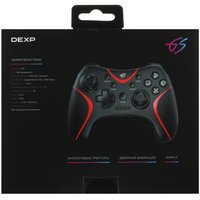 Геймпад беспроводной/проводной DEXP G-8 черный