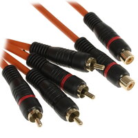 Кабель   DEXP 2RCA - RCA оранжевый