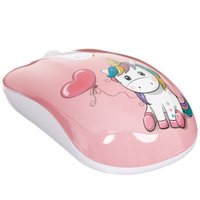 Мышь беспроводная DEXP WM-311WU Unicorn  розовый