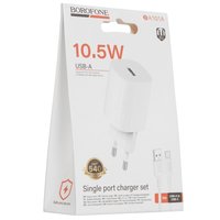 Сетевое зарядное устройство Borofone BA101A белый